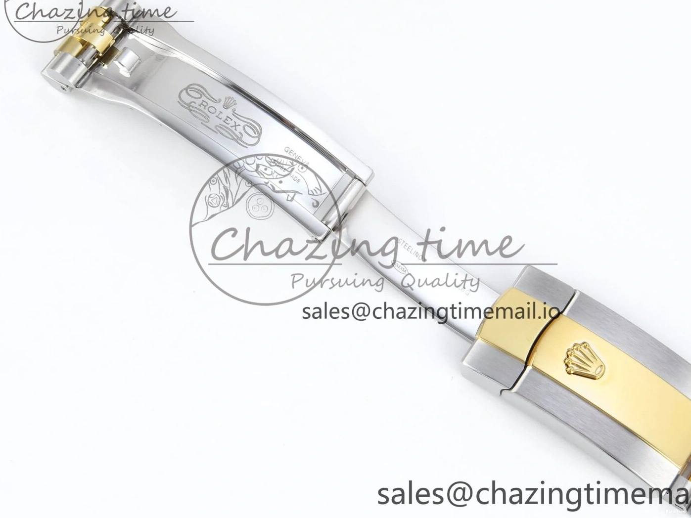 MiroTime 1223 Attractive DateJust 36 126283RBR EWEF Best Edition YG Diamonds Dial on SS YG Jubilee Bracelet A 635